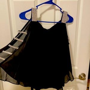 Black dress top